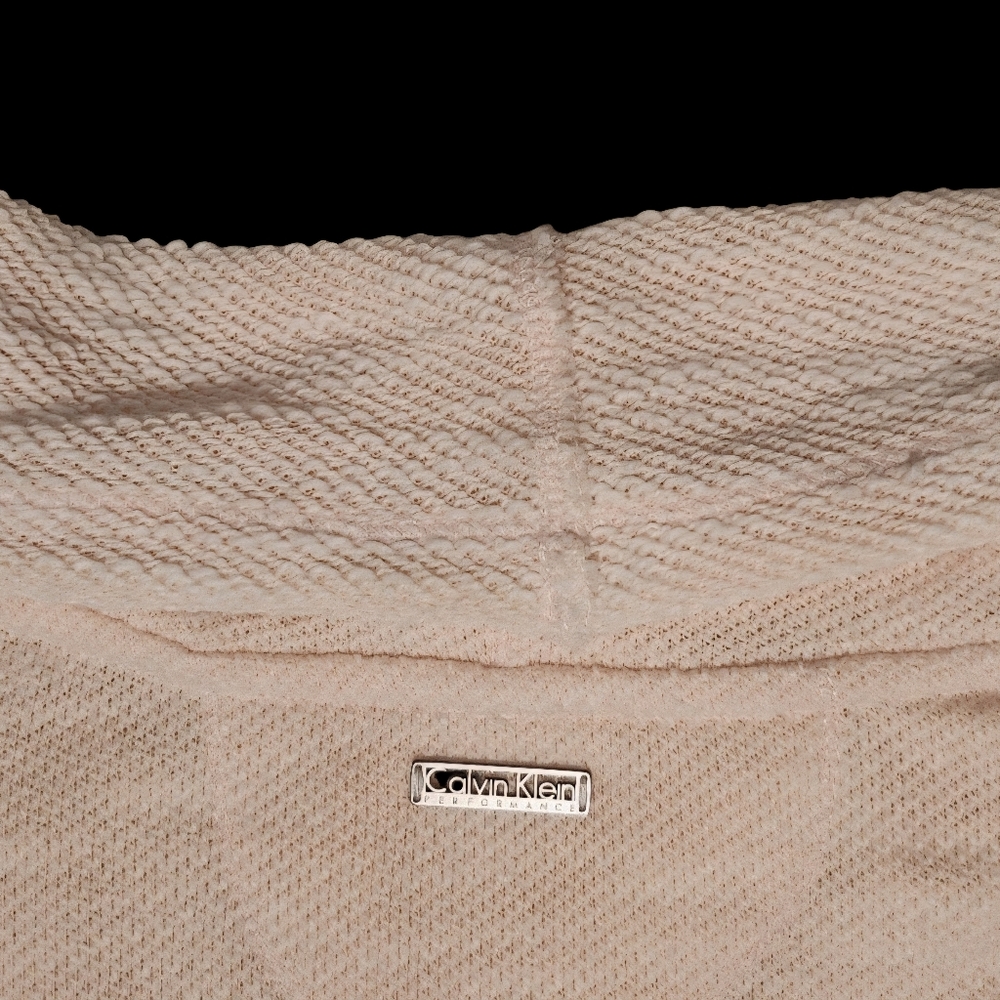 Women's Calvin Klein Cowl Neck Asymmetrical Tunic Sweater Pink Size Medium - Picture 11 of 15